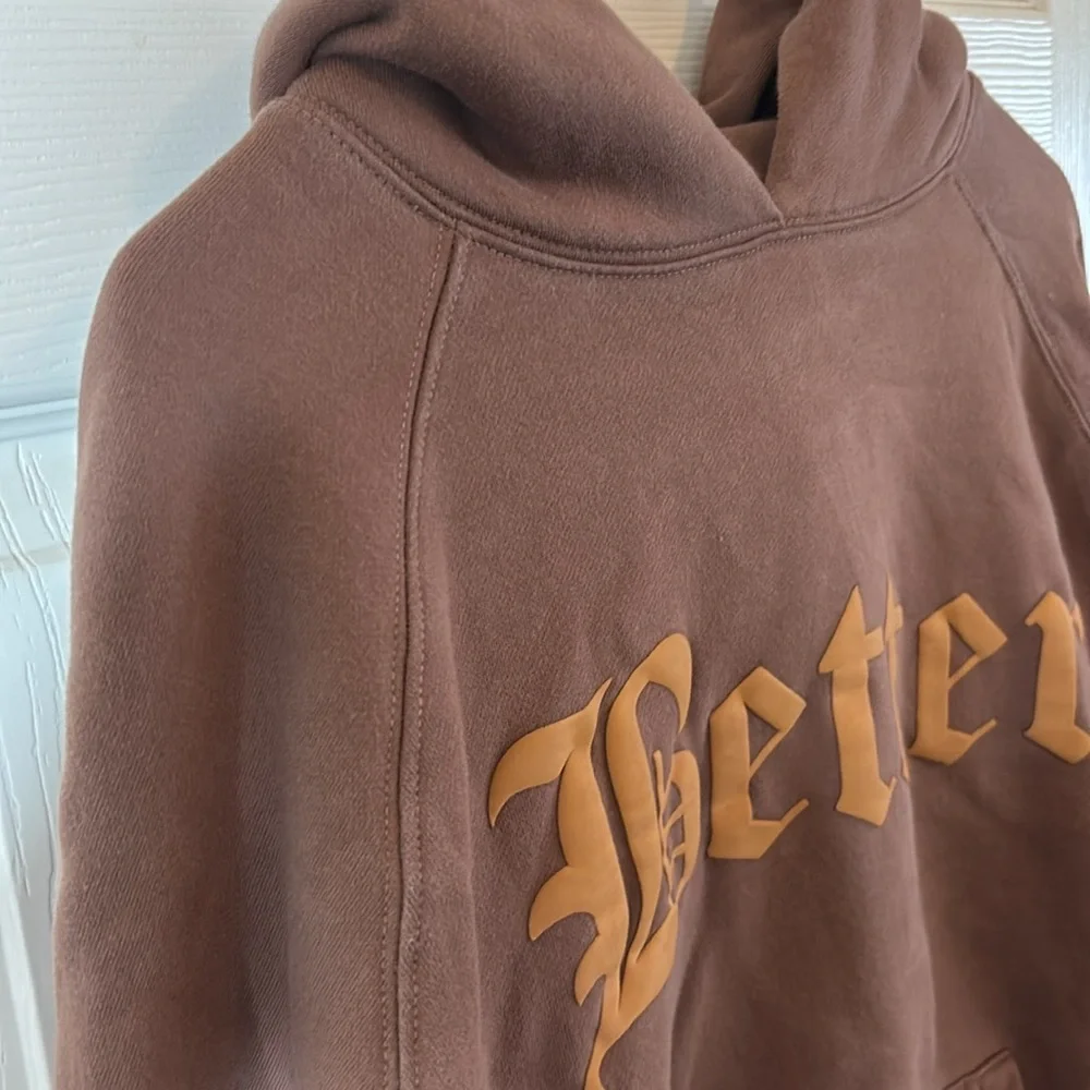 Men's Brown Hoodie get better today “Better”
